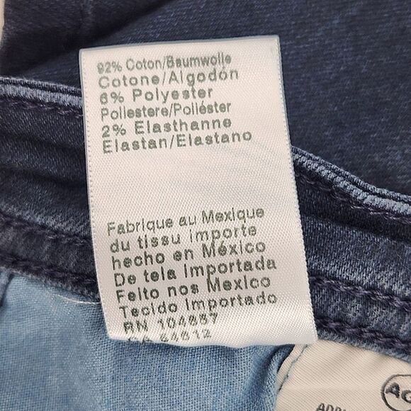 Adriano Goldschmied Everett Slim Straight Leg Denim Jeans Men's 34x34 Dark Blue - Picture 7 of 7